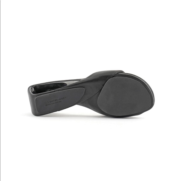 United Nude Mobius Mid-heel Mules,  sandal with a hollow loop-shaped - Picture 6 of 10